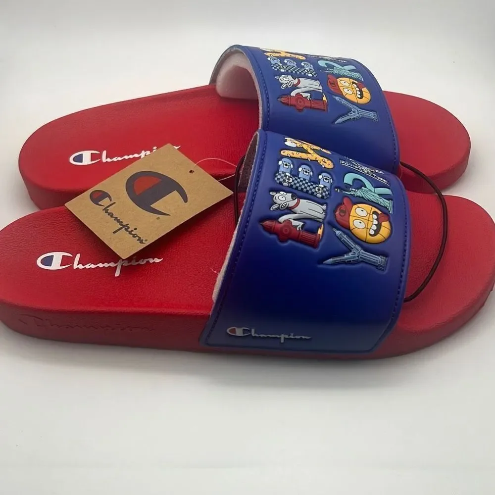 Champion IPO SLIDES-New York - NWB-size 10‎